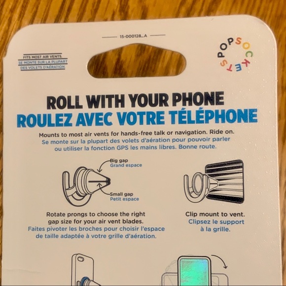 PopSockets PopMount Black Plastic Hands Free Mobile Cell Phone Car Vent Mount - Picture 6 of 7